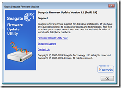 seagate firmware update utility